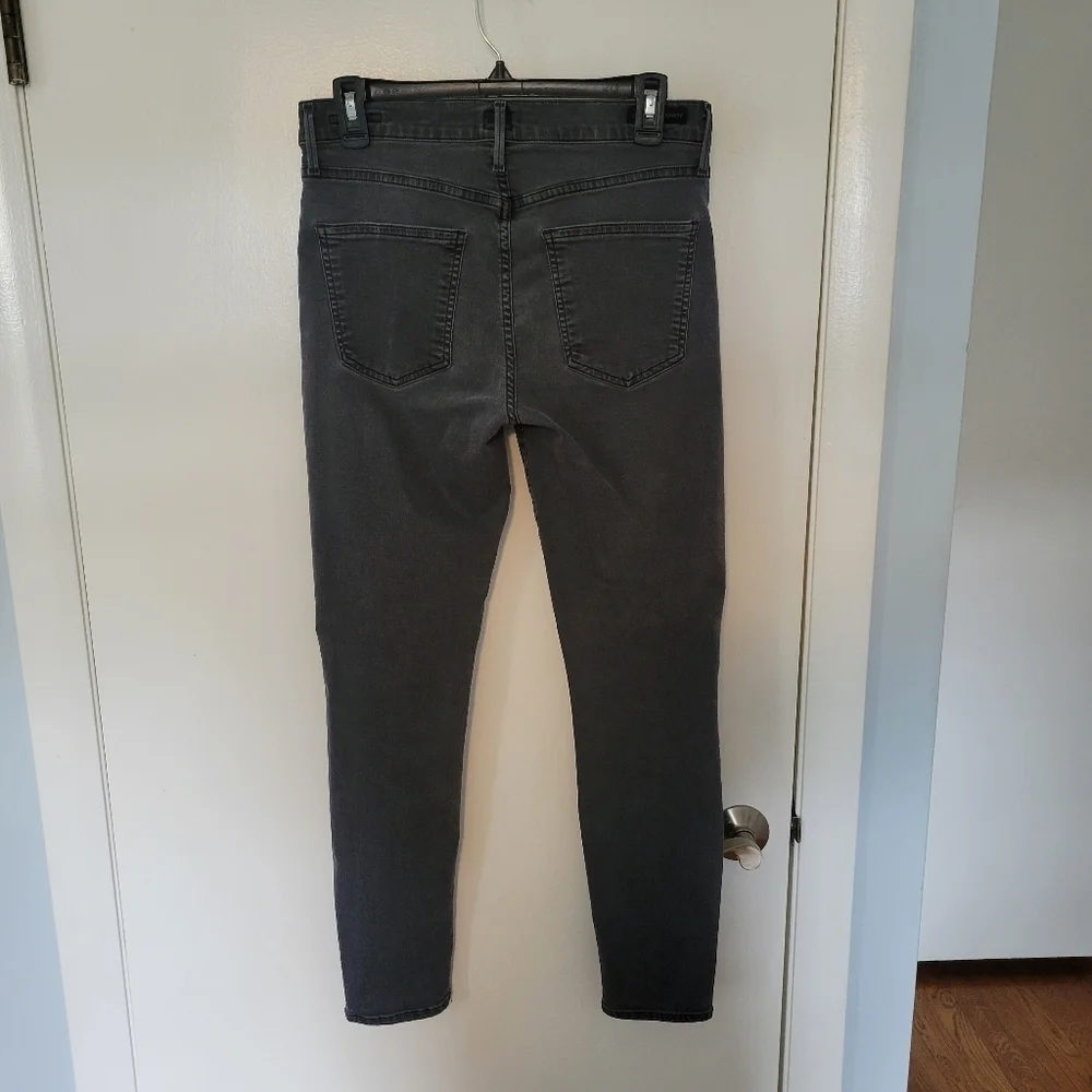 Citizens of Humanity Rocket High-Rise Skinny Jeans Gray Size 30 | Sculpting - Picture 6 of 7